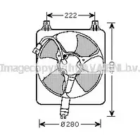 Вентилятор радиатора AVA QUALITY COOLING 4045385088508 H3 WLS 2022545 HD7528 изображение 0