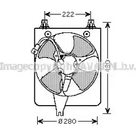 Вентилятор радиатора AVA QUALITY COOLING 2022546 QDFB 9 4045385088515 HD7529 изображение 0