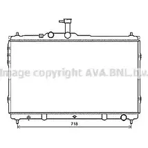 Радиатор охлаждения двигателя AVA QUALITY COOLING HY2392 SMPI BTF 2022803 4045385197811 изображение 0