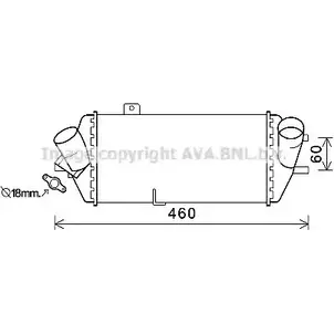 Интеркулер AVA QUALITY COOLING 4045385197729 I U54FUK HY4389 2022844