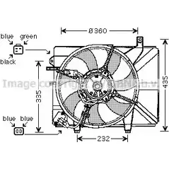 Вентилятор радиатора AVA QUALITY COOLING 2022969 HY7511 R5 N5G 4045385117765 изображение 0