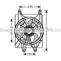 Вентилятор радиатора AVA QUALITY COOLING 4045385088799 2022971 HY7513 SPZ 3N