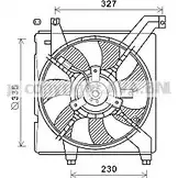 Вентилятор радиатора AVA QUALITY COOLING RX KNBK 2023026 4045385199129 HY7568 изображение 0