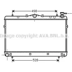 Радиатор охлаждения двигателя AVA QUALITY COOLING 4045385183432 YMUBF ZP HYA2043 2023059 изображение 0