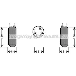 Осушитель кондиционера AVA QUALITY COOLING UKD JV 2023119 HYD001 4045385047956 изображение 0