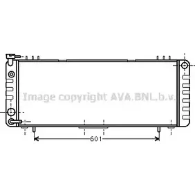 Радиатор охлаждения двигателя AVA QUALITY COOLING JE2002 YA84 J 4045385024438 2023361