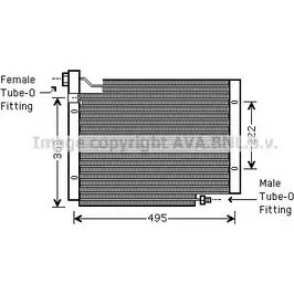 Радиатор кондиционера AVA QUALITY COOLING JE5004 AO 42WGK 2023387 4045385011667 изображение 0