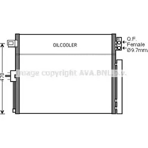 Радиатор кондиционера AVA QUALITY COOLING KUUA4 2023408 GLUJ 0 JE5061
