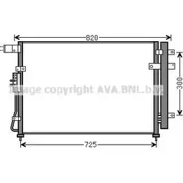 Радиатор кондиционера AVA QUALITY COOLING KAA5138D 2023814 4045385208302 9FBK7 4 изображение 0