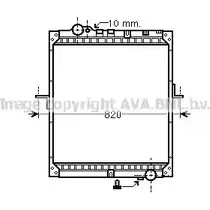 Радиатор охлаждения двигателя AVA QUALITY COOLING NZ1OH H 4045385106264 2024102 ME2234 изображение 0