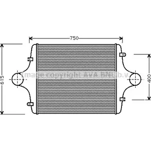 Интеркулер AVA QUALITY COOLING MN4027 4045385053735 2024190 MU HSJJ изображение 0