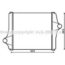Интеркулер AVA QUALITY COOLING MN4062 6OA4F2 H 2024198 4045385168859