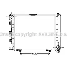 Радиатор охлаждения двигателя AVA QUALITY COOLING MS2079 4045385027125 0 XIZ3C 2024293 изображение 0