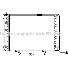 Радиатор охлаждения двигателя AVA QUALITY COOLING 4045385098712 UOEJE 8S MS2128 2024314 изображение 0