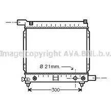 Радиатор охлаждения двигателя AVA QUALITY COOLING 4045385027477 MS2137 2024321 2 0ZDDI изображение 0