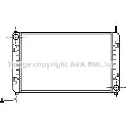 Радиатор охлаждения двигателя AVA QUALITY COOLING H CDNP 2024332 MS2153 4045385027583
