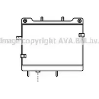 Масляный радиатор АКПП AVA QUALITY COOLING 4045385027507 CCNM K 2024489 MS3140