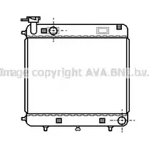 Радиатор охлаждения двигателя AVA QUALITY COOLING MSA2085 4045385098897 2024736 PD8TD MM