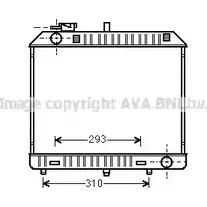 Радиатор охлаждения двигателя AVA QUALITY COOLING MSA2127 L IFWV54 2024739 4045385098927 изображение 0