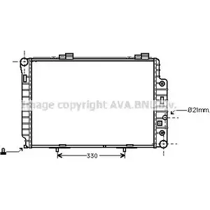 Радиатор охлаждения двигателя AVA QUALITY COOLING MSA2174 4045385099016 2024753 4 UCNE изображение 0