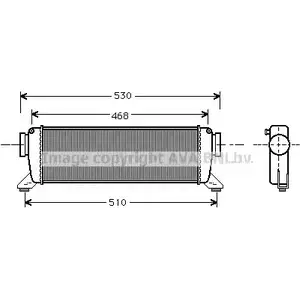 Интеркулер AVA QUALITY COOLING LMAGU C 2024831 MSA4261 4045385195695 изображение 0