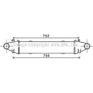Интеркулер AVA QUALITY COOLING 2024843 U STZ2QO 4045385179305 MSA4525