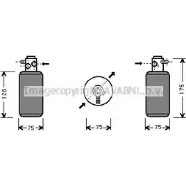 Осушитель кондиционера AVA QUALITY COOLING MSD050 4045385048137 GYWQ 285 2024961 изображение 0