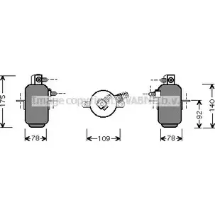 Осушитель кондиционера AVA QUALITY COOLING 2024964 4045385048168 MSD081 3II BJ изображение 0