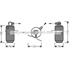 Осушитель кондиционера AVA QUALITY COOLING 4045385048212 2024971 MSD293 FD B4U1P