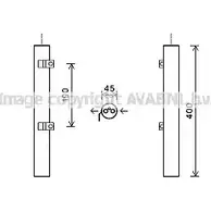 Осушитель кондиционера AVA QUALITY COOLING 2024981 URHV KOW MSD600 4045385187997