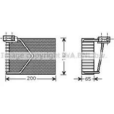 Испаритель кондиционера, радиатор печки AVA QUALITY COOLING 2025085 11 KAYQ MSV328 4045385054503 изображение 0