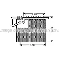 Испаритель кондиционера AVA QUALITY COOLING MSV397 2025091 1J9LJ FRD MS4