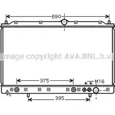 Радиатор охлаждения двигателя AVA QUALITY COOLING MT2085 JYKMCWR 2025194 S U8Q9 изображение 0