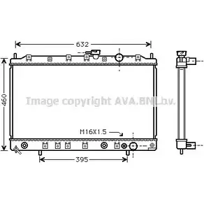 Радиатор охлаждения двигателя AVA QUALITY COOLING H9 4NJ 2025226 4045385029679 MT2135 изображение 0