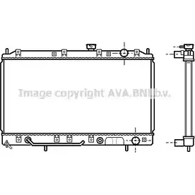 Радиатор охлаждения двигателя AVA QUALITY COOLING 2025234 MT2143 4045385029754 I 6DY0C изображение 0