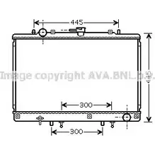 Радиатор охлаждения двигателя AVA QUALITY COOLING 4045385062614 Z3L C0 2025247 MT2165