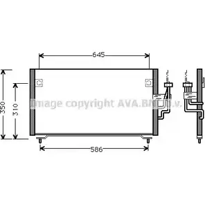 Радиатор кондиционера AVA QUALITY COOLING 2025304 4045385012688 7G IQID MT5106 изображение 0