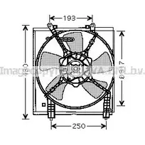 Вентилятор радиатора AVA QUALITY COOLING MT7517 4045385089550 AU P71 2025356