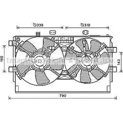 Вентилятор радиатора AVA QUALITY COOLING 2025366 QHS7 3M MT7529 4045385200047 изображение 0