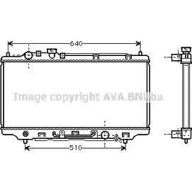 Радиатор охлаждения двигателя AVA QUALITY COOLING GYKD IR0 4045385030897 2025528 MZ2146 изображение 0