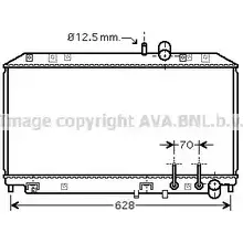 Радиатор охлаждения двигателя AVA QUALITY COOLING U5 MLUSV 4045385062706 MZ2177 2025546