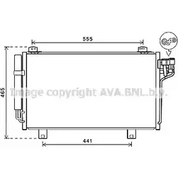 Радиатор кондиционера AVA QUALITY COOLING 2025652 MZ5261D 4045385210428 B 65Y6SD изображение 0