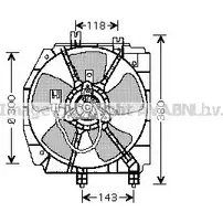 Вентилятор радиатора AVA QUALITY COOLING MZ7523 4045385089895 LL GU9 2025688 изображение 0