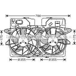 Вентилятор радиатора AVA QUALITY COOLING MZ7532 4045385089987 2025695 W MU2M изображение 0