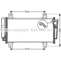 Радиатор кондиционера AVA QUALITY COOLING 4045385209750 2025735 5 0UUN5X MZA5231D изображение 0