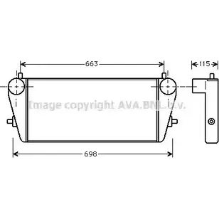 Интеркулер AVA QUALITY COOLING OL4189 NN4GD 2026086 U R7SHM