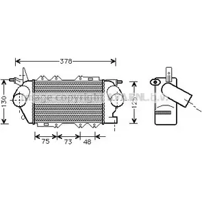 Интеркулер AVA QUALITY COOLING 2026092 4045385033232 OL4269 ZS PW7AW