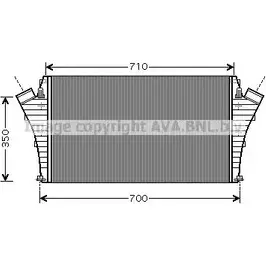 Интеркулер AVA QUALITY COOLING 2026098 PUWAZP R3Y T2 OL4360
