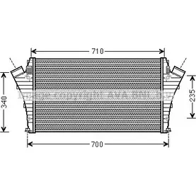 Интеркулер AVA QUALITY COOLING 2026115 5OYI 3 OL4492 66XWX5 изображение 0