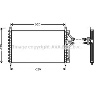 Радиатор кондиционера AVA QUALITY COOLING OL5226 WDCUG67 7H2R 6Q 2026139 изображение 0